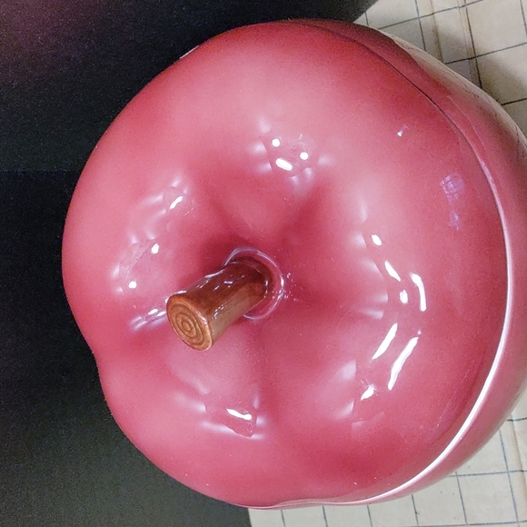 Otagiri 1984 large vintage apple cookie jar - Picture 5 of 16